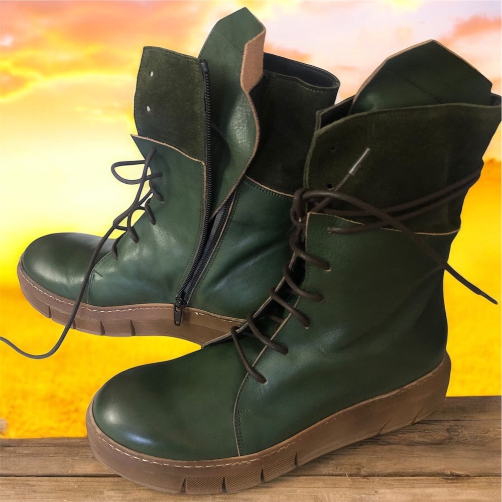 Leather Boots Made in Italy Sz 38 $578